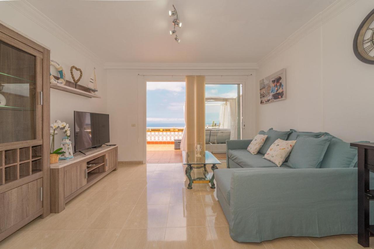 Ferienwohnung Luxury Penthouse 105M2,Bali Bed,Heated Pool,Sunset Costa Adeje  Exterior foto